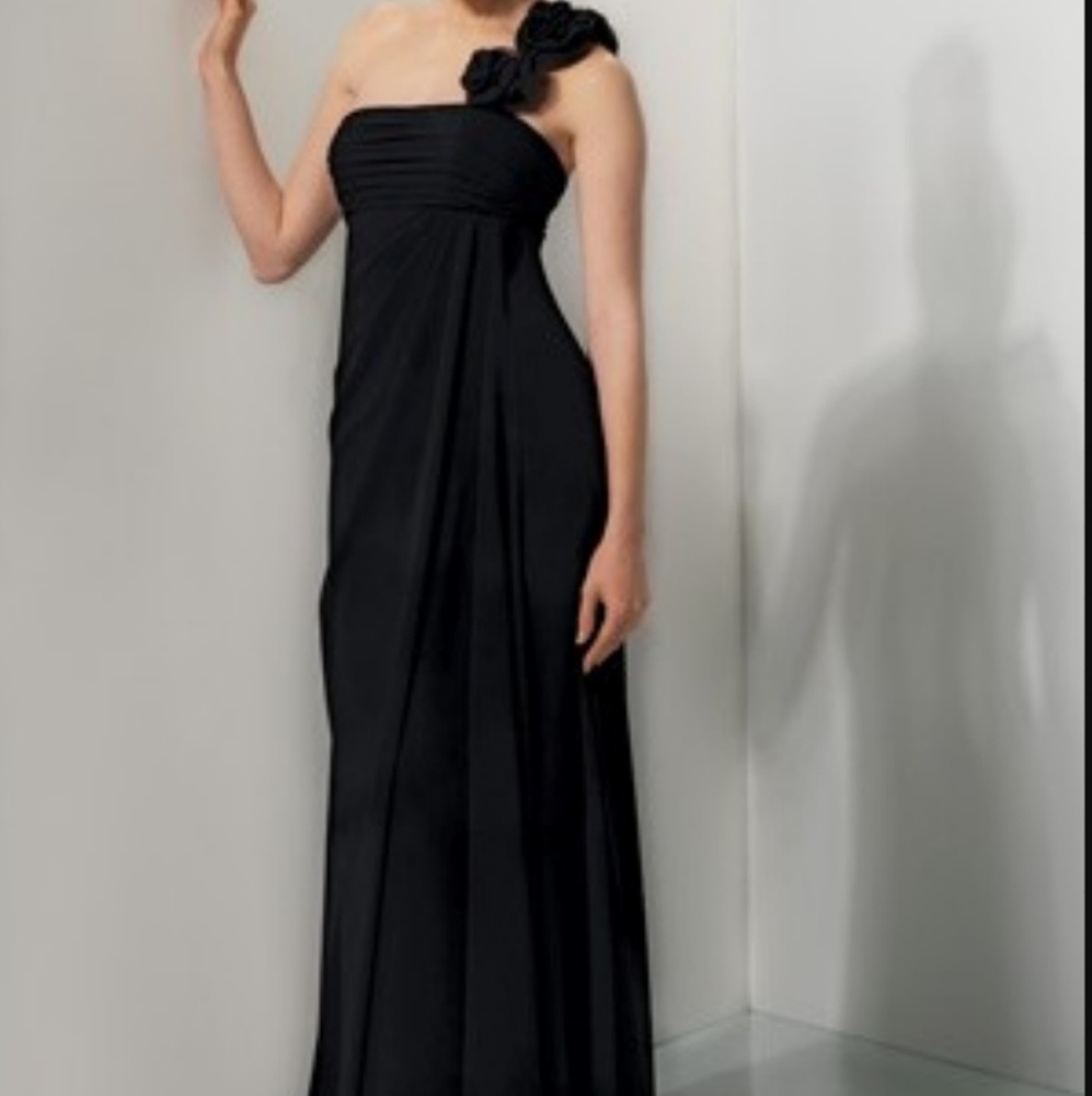 Bari Jay Black Bridal Dress